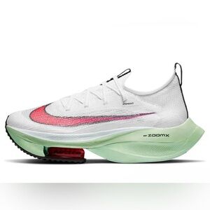 Nike White and Red Athletic Sneakers